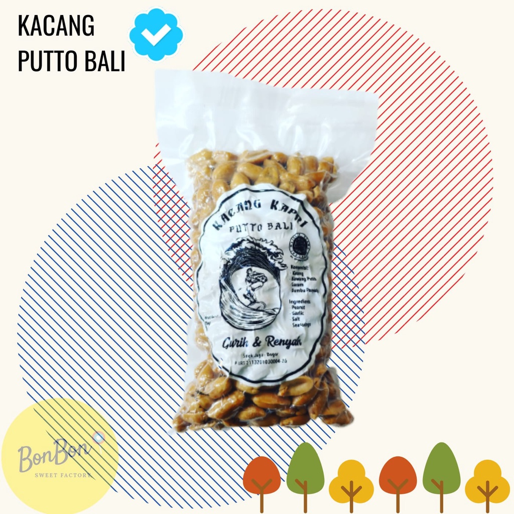 

Kacang Kapri Putto Bali / Kacang Bali Halal 300 Gr