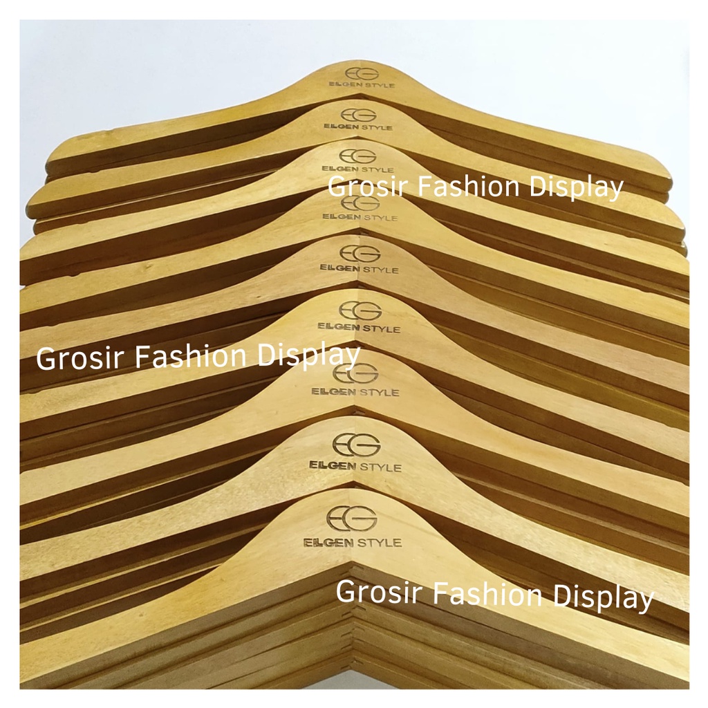Hanger Kayu Distro Grafir Logo Laser Souvenir Nikahan Cendra Mata Pernikahan Gantungan Baju Kayu Pakai Logo Grafir Laser Bisa Custom Logo Grafir Laser-BH