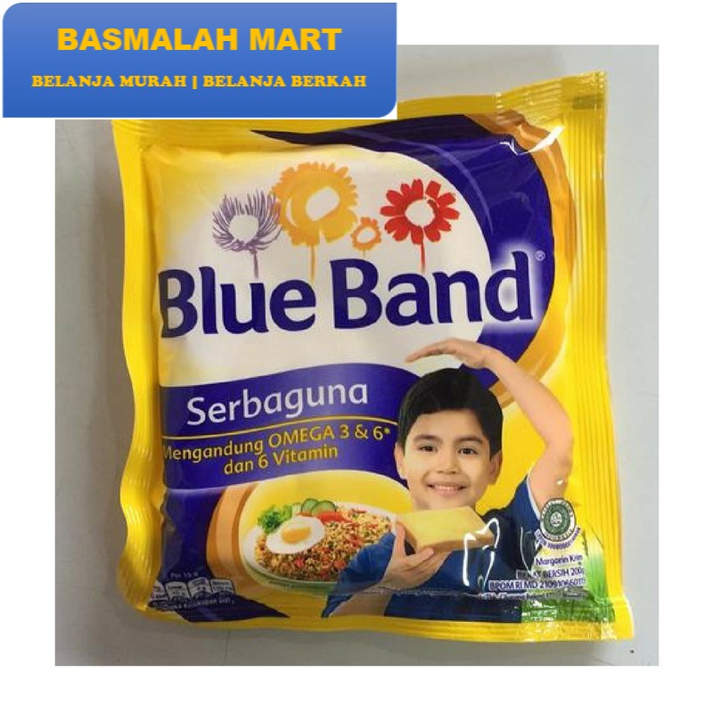 

Blue Band serbaguna., Berat 200g. (Ilham Berkah Mart)