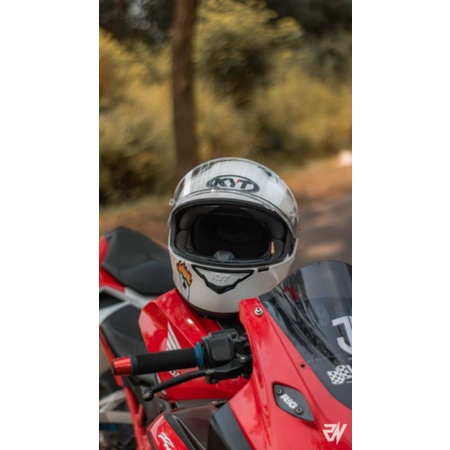 Helm KYT NFR WHITE SECOND