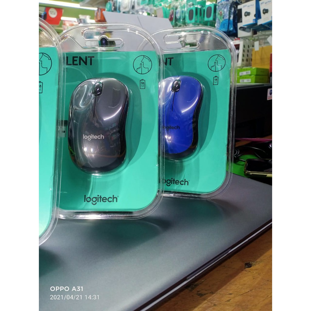 mouse wirelees silent logitech m221 original 100% GARANSI RESMI 1TAHUN