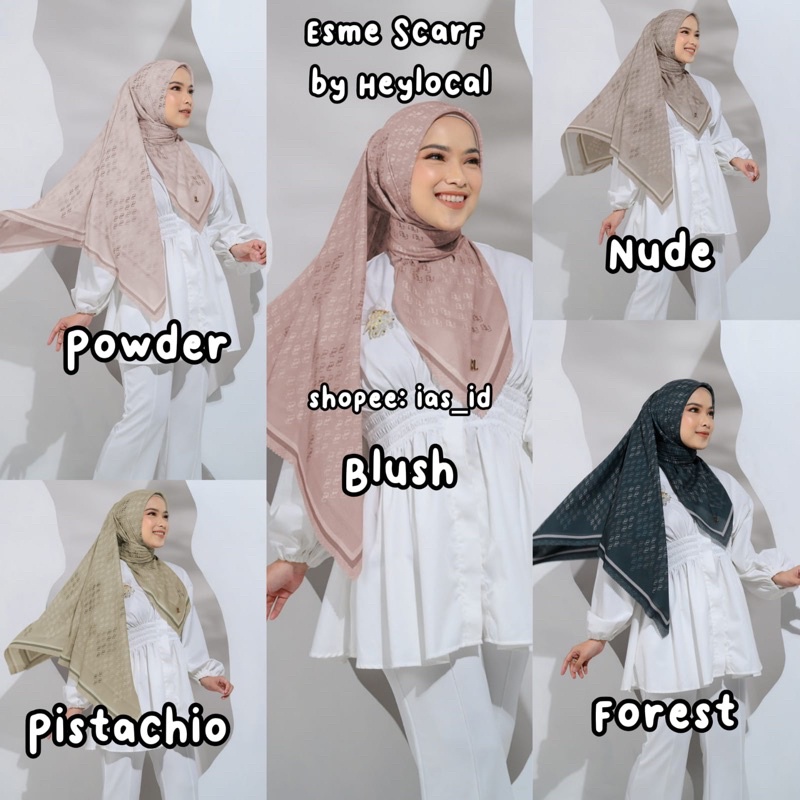 SIAP KIRIM  ESMÈ SCARF ESME SCARF BY HEYLOCAL