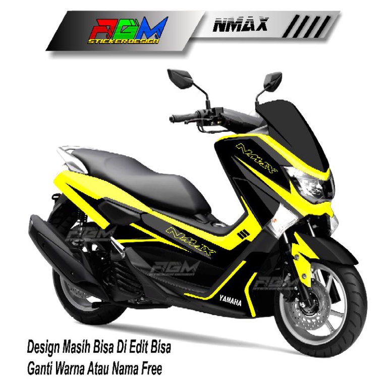 Decal Sticker Nmax Full Body Grafis Simple AGM 002