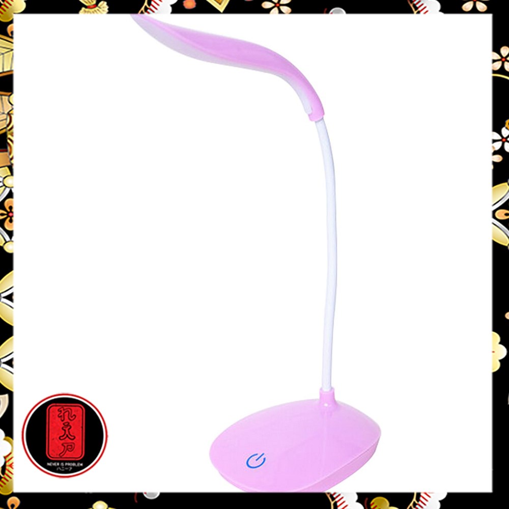 Lampu Meja Belajar Desk Lamp USB 14 LED - T301 - White