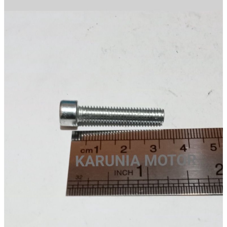 Baut kunci L 10 ukuran M6 × 30 / Baut blok CVT VARIO BEAT SCOOPY Variasi kunci L