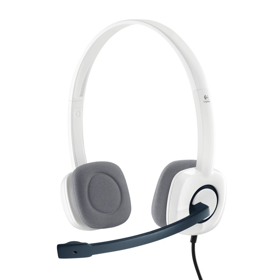 Logitech H150 Headset Stereo Dual Plug - Cloud White