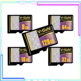 MICRO SD V-GEN MEMORY CARD VGEN 4GB 8GB 16GB 32GB 64GB 128GB MEMORI TURBO SERIES CLASS 10