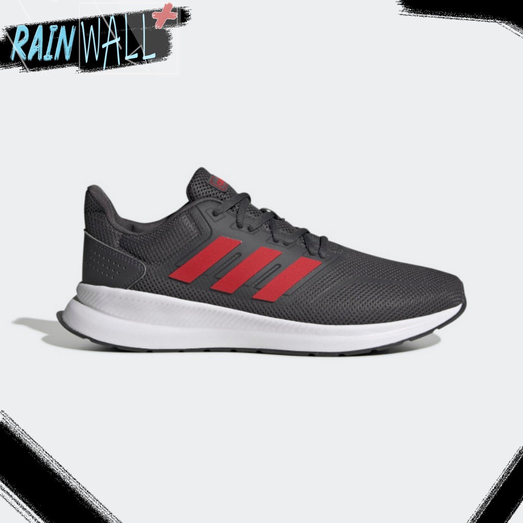 ADIDAS RUNFALCON SHOES GREY SIX SEPATU LARI PRIA ORIGINAL EG8602