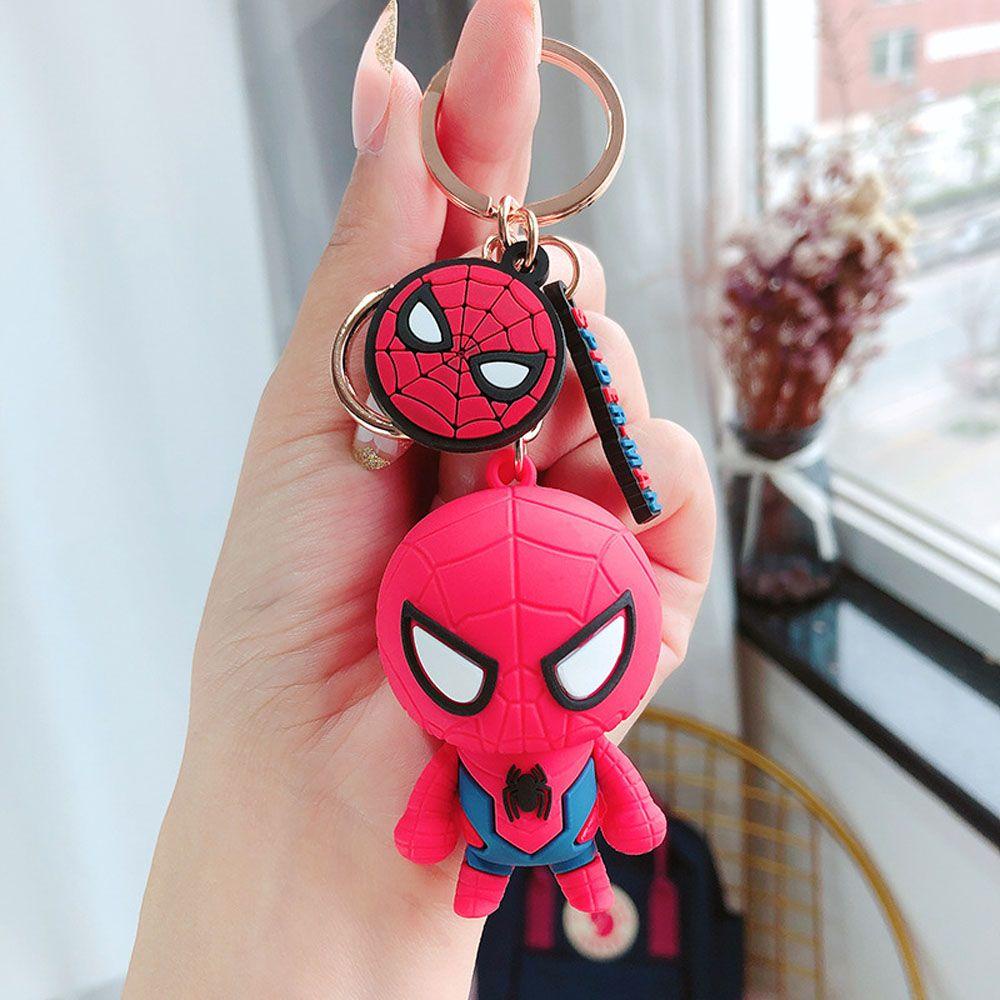 Needway Marvel's The Avengers Gantungan Kunci Kreatif Perhiasan Miniatur Kapten Amerika Gantungan Kunci Mobil Marvel Legends Avengers Key Ring