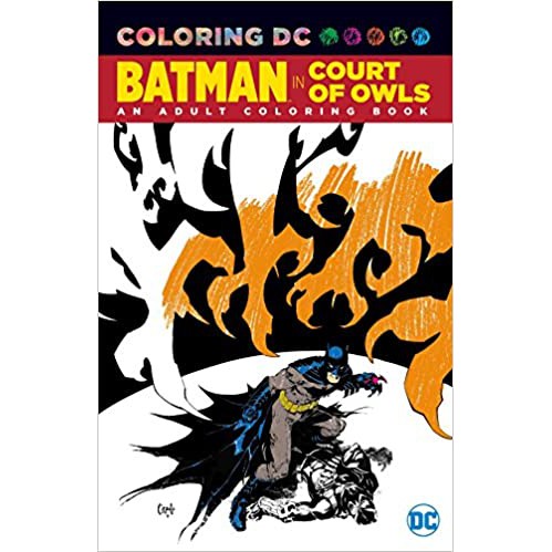 Batman in The Court of Owls: An Adult Coloring Book Paperback