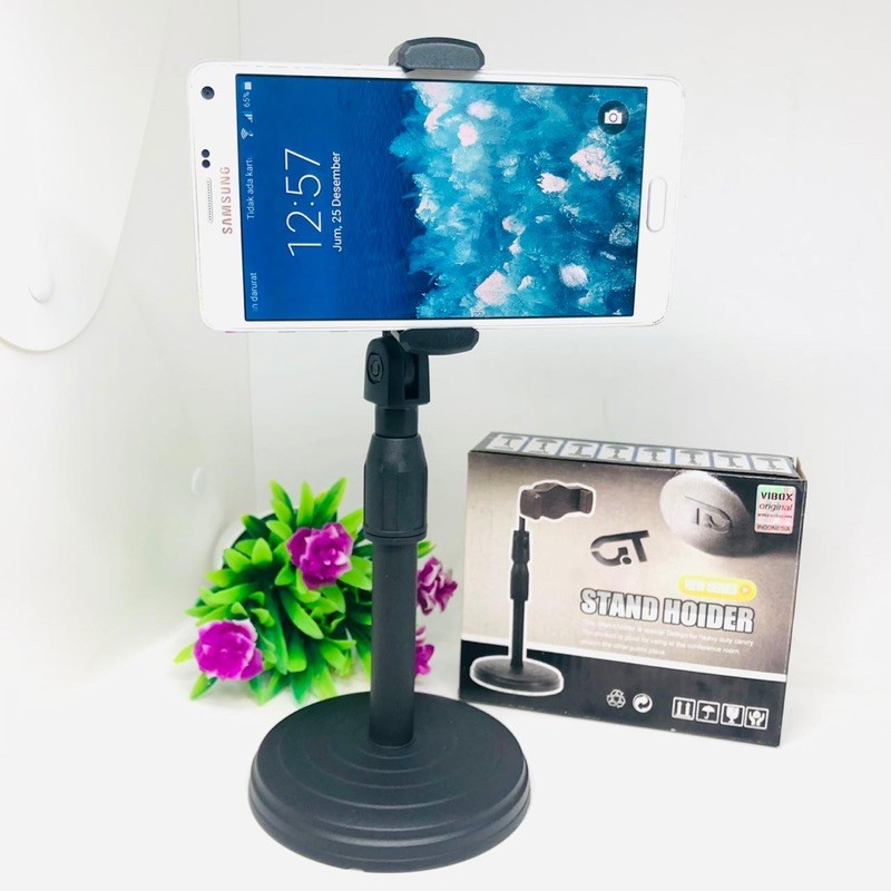PROMO HOLDER PHONE STAND L7 / L8 / K3 / J3 BISA NAIK TURUN ORI UNIVERSAL STAND HOLDER HP HANDPHONE