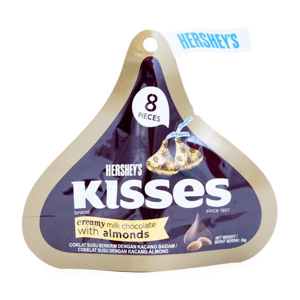 

HERSHEYS Kisses Creamy Milk Chocolate Almond 36gr
