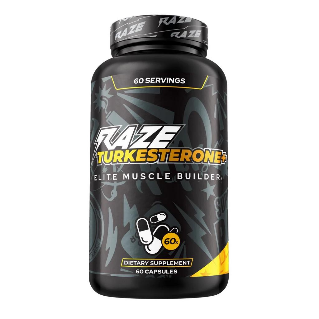 RAZE SPORTS Turkesterone 60 Kapsul Caps Ashwaganda Natural testobooster