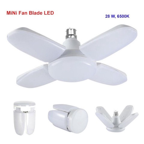 Lampu Mini Fan Blade Kipas 4 Sayap LED Blumb