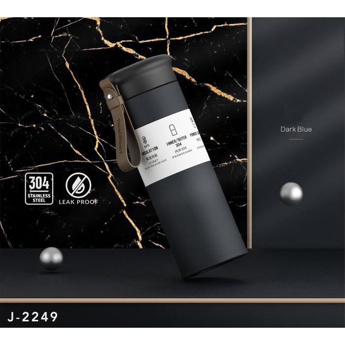 BOTOL MINUM THERMOS AIKESI J2249 STAINLESS STEEL 304 / THINK DIFFERENT