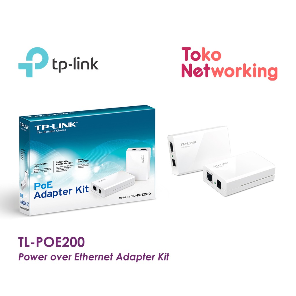 TP-LINK TL-POE200: Power over Ethernet Adapter Kit