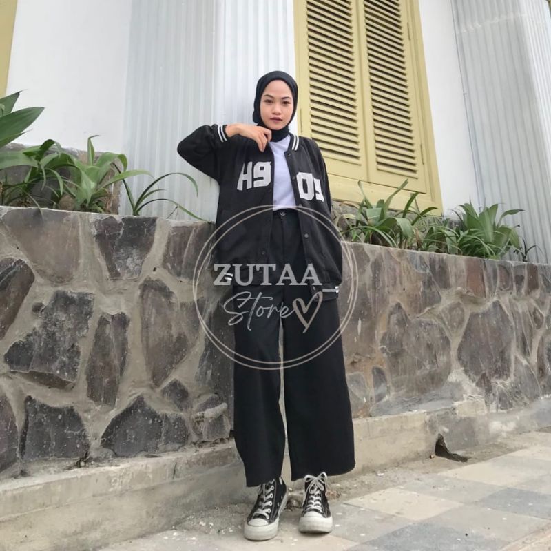 M BASEBALL XXL JAKET OVERSIZE JUMBO KOREAN STYLE BORDIR