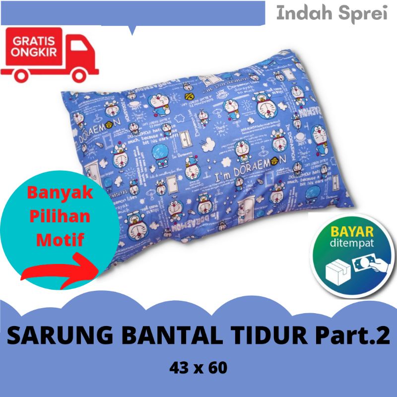 Sarung Bantal Tidur Karakter Motif Murah Perlengkapan Kamar Tidur