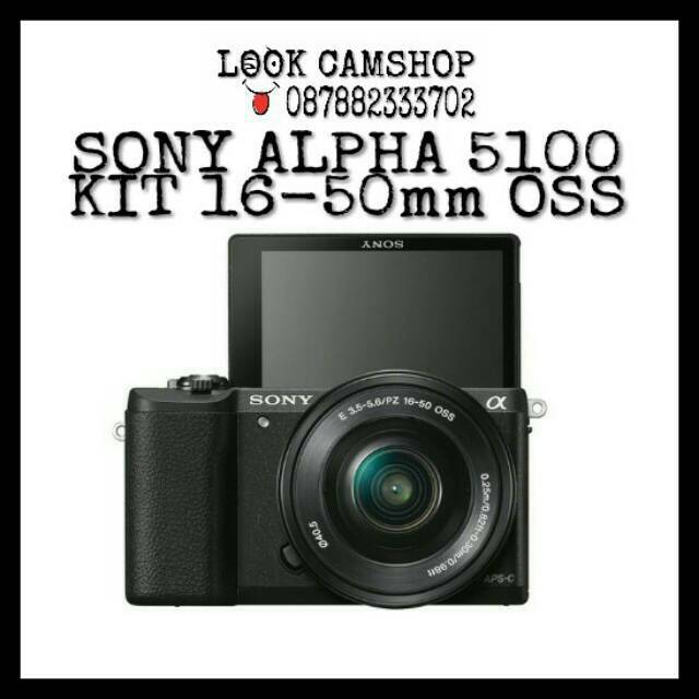 KAMERA MIRRORLESS SONY ALPHA 5100 @5100 A 5100 A5100 KIT 16-50mm OSS