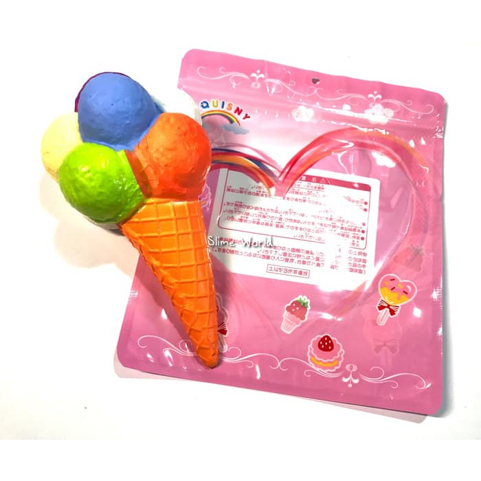 Squishy Ice Cream Warna warni Super Jumbo Besar Es Krim Cone