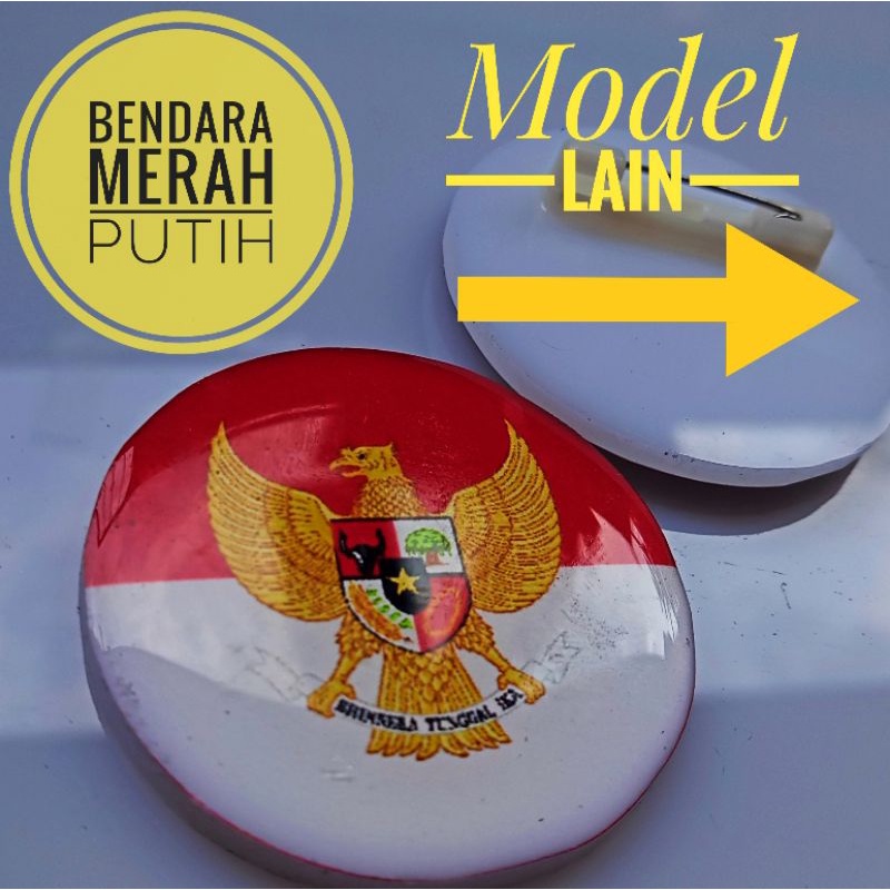 Pin Bendera Merah Putih Indonesia