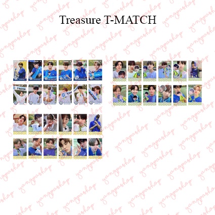 [READY / SET] TREASURE T-MATCH TRES PHOTOCARD FAN MADE UNOFFICIAL T MATCH YANGPASHOP HARUTO JUNKYU A