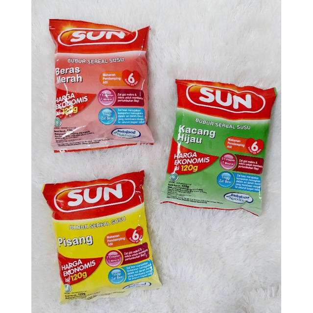 Sun Bubur Sereal Susu 120gr