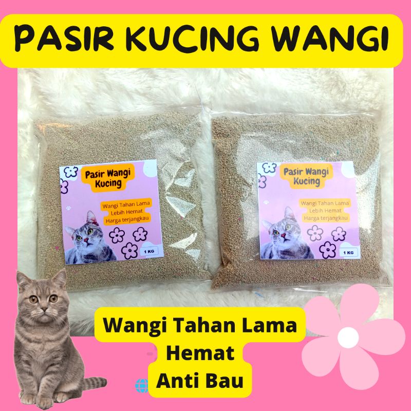 Pasir Kucing Wangi Harum Anti Bau