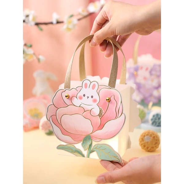 kotak mooncake import premium /mooncake box import /kotak mooncake kelinci /kotak mooncake murah imp