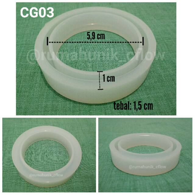 Cetakan resin cetakan gelang cetakan orgonite silicone mold cetakan kerajinan tangan