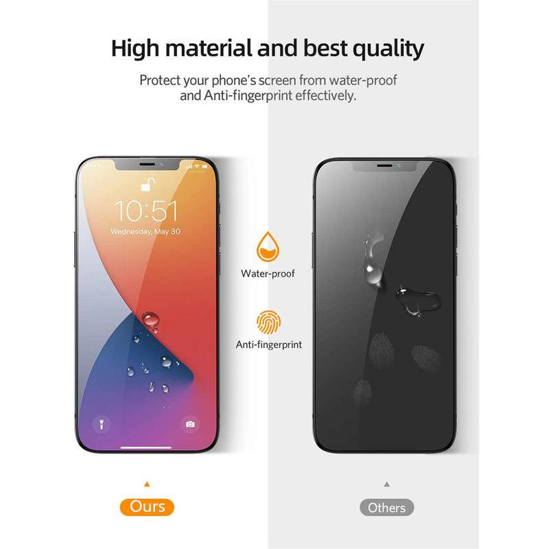 1-2pcs Pelindung Layar Tempered Glass Anti Spy Untuk iPhone 13 12 11 Pro Max Mini X XR XS Max 7 8 6 6s Plus SE 2020 2022