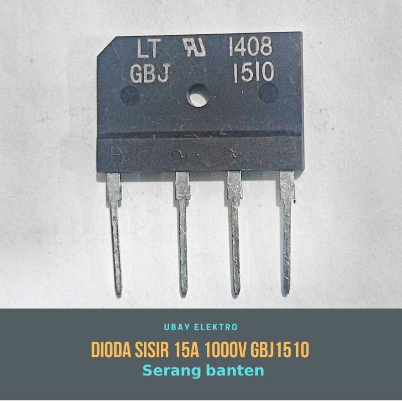 Dioda kiprok/ Sisir 15 A 1000v GBJ1510