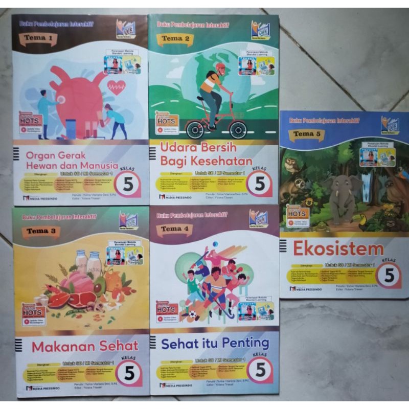 1 Paket LKS Tematik SD Kelas 5 Semester 1 Kurtilas Revisi