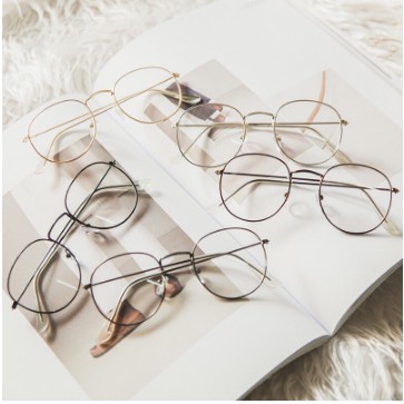 PA ✅ Kacamata Anti Radiasi Lensa Transparan Retro Vintage Frame Eye-glasses KACA MATA PRIA WANITA KC018 (1002A)