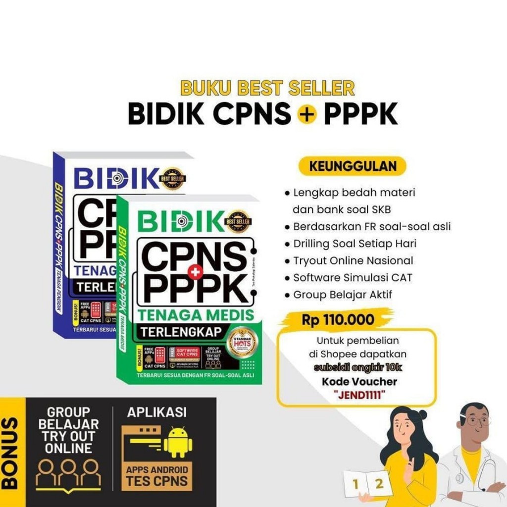 Bidik CPNS PPPK Tenaga Medis & Pendidik Terlengkap HOTS
