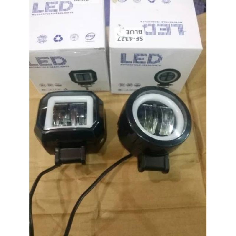 LED CWL 2 mata lensa 4D 20 watt Putih