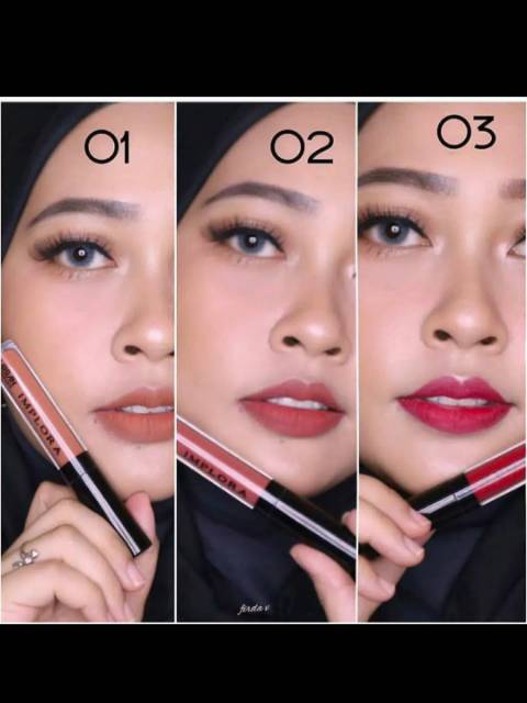 Lipstik lip cream implora no 7, 8, 9, 10, 12
