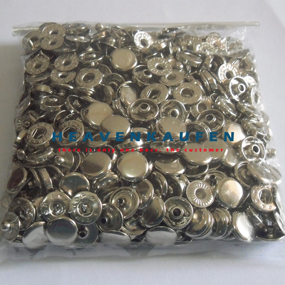 Kancing Jepret/Snap Button 12 mm Nikel