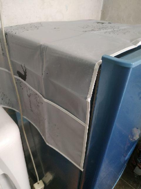 Taplak Kulkas Waterproof Refrigerator Cover Penutup Lemari Es Anti Air
