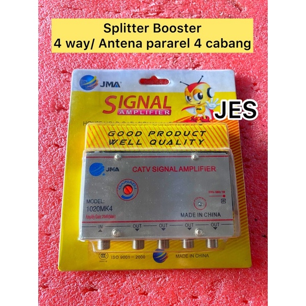 SPLITTER BOOSTER 4 WAY / ANTENA PARAREL 4 CABANG