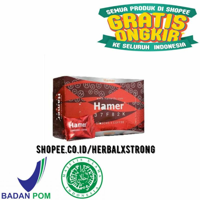 Permen Hamer® Ginseng Coffe Candy Original Murah