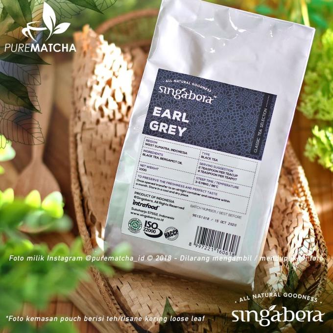 

[ COD ] Singabera Teh Premium Indonesia - Singabera Earl Grey Tea 100 gr CUCI GUDANG Kode 168