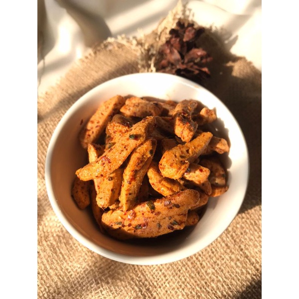 

Basreng Rasa Pedas Daun Jeruk kemasan 100gram