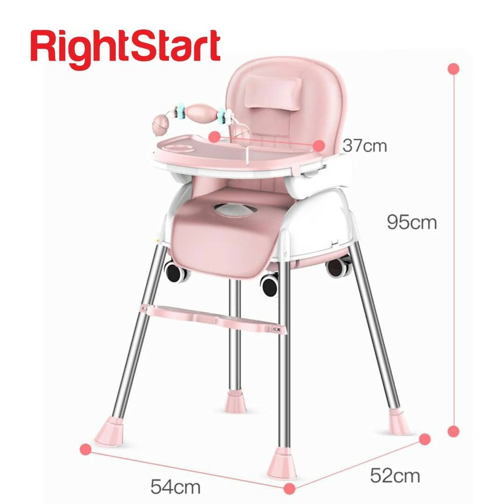 RightStart High Chair 4in1 Candy Series 2380 - Kursi Makan Bayi