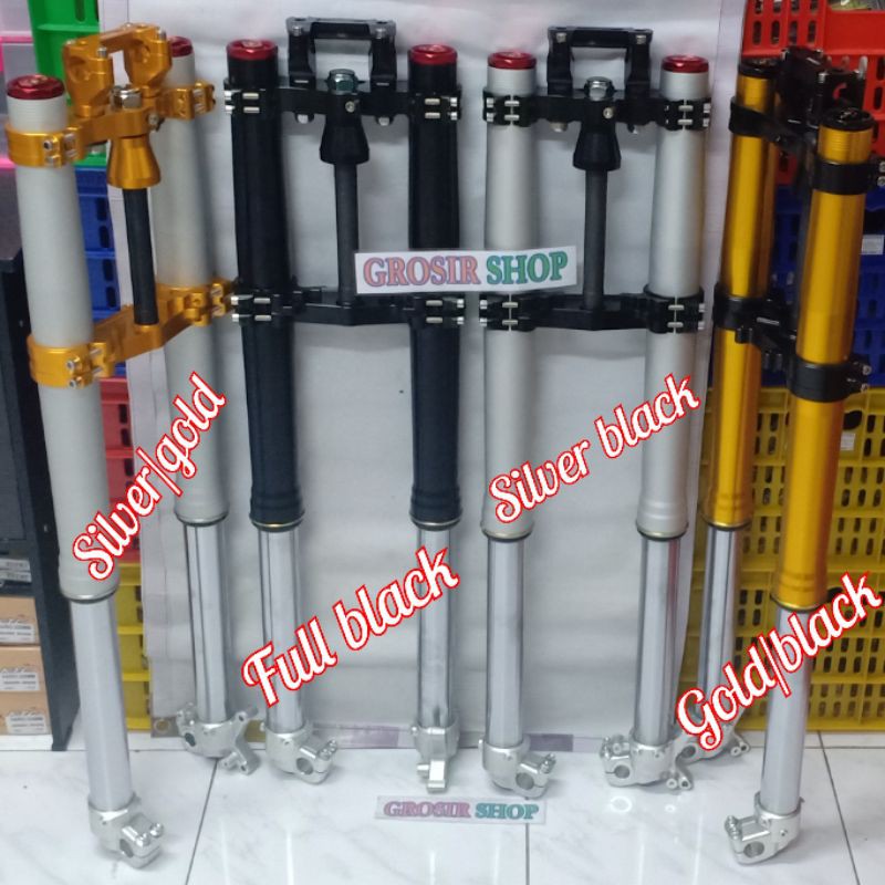 Shock Usd Expedition Real Jump Klx 150 Dtracker Shock Up Side Down Expedition Klx150 Dtracker Shopee Indonesia