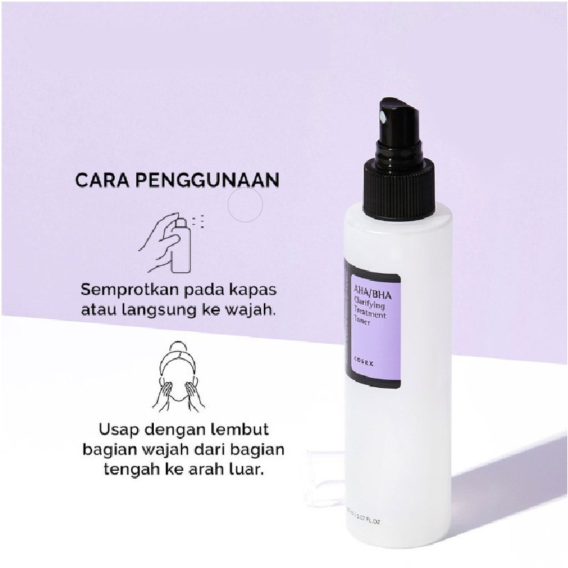 ⭐ BAGUS ⭐ COSRX AHA BHA CLARIFYING TREATMENT / VITAMIN C DAILY TONER 30ML / 150ML