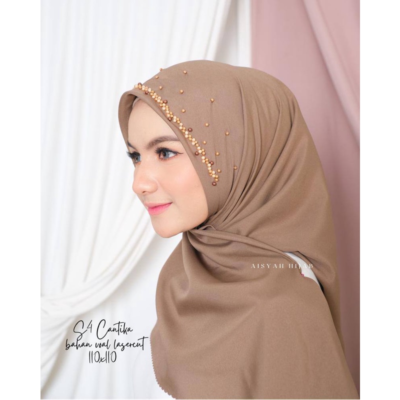 Grosir Hijab Segiempat Cantika Jilbab Segiempat Payet Bando Jilbab Terlaris