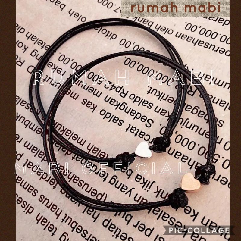 GELANG LOVE BISA REQUEST INISIAL KALIAN DAN DOI KALIAN! WATERPROOF! TERMURAH ! BONUS KAGET TANPA MINIMAL PEMBELIAN!