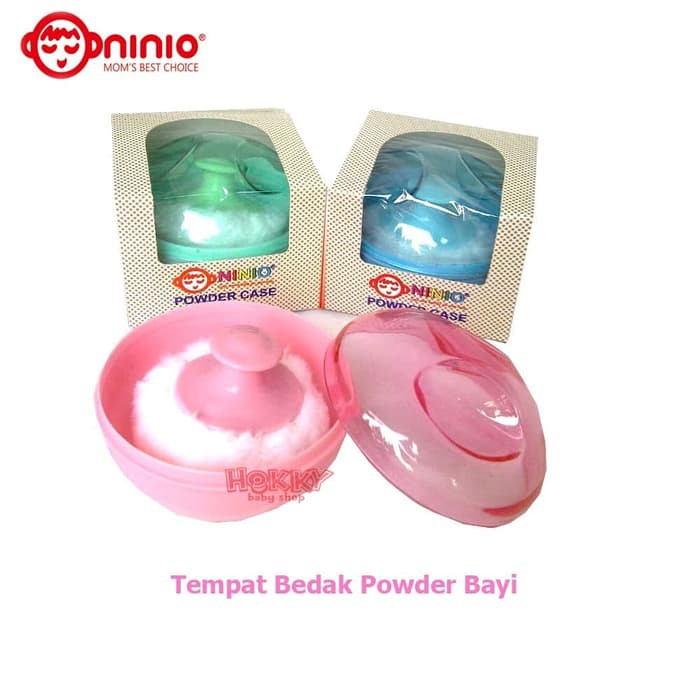 Tempat Bedak Powder Bayi Ninio / Baby Powder Case Deluxe Single