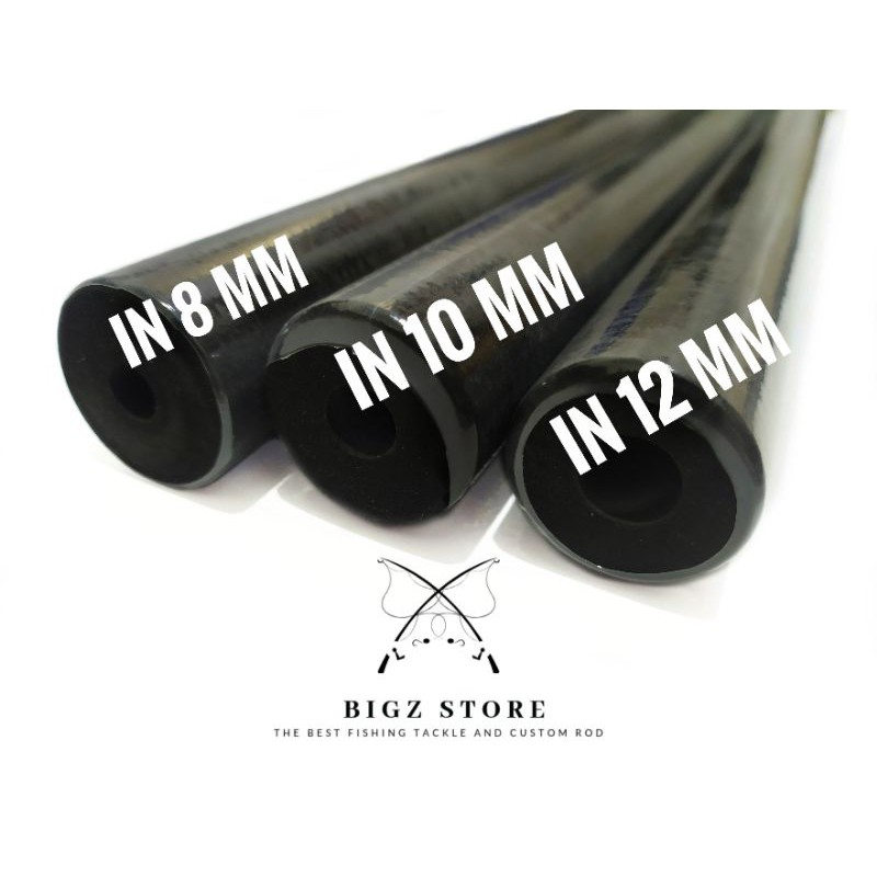 BUSA EVA WARNA HITAM PANJANG 45 CM IN DIAMETER 8 10 12 14 16 MM UNTUK CUSTOM GAGANG HANDEL PEGANGAN 